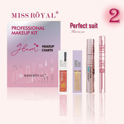 Royal Professional Makeup Gift Box | Concealer Gloss Mascara Liner