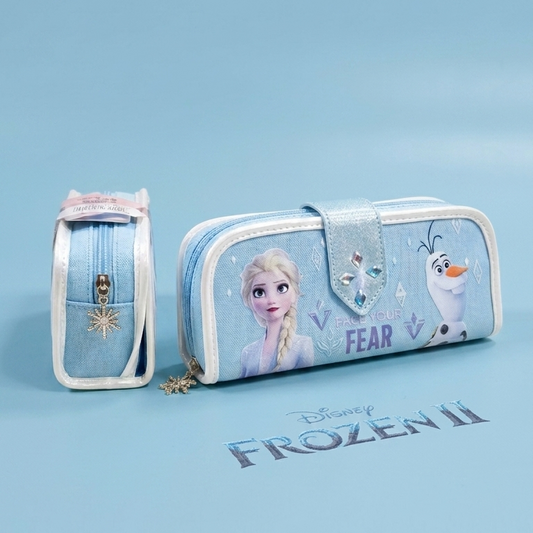 Disney Frozen Elsa Double-Zipper Pencil Case