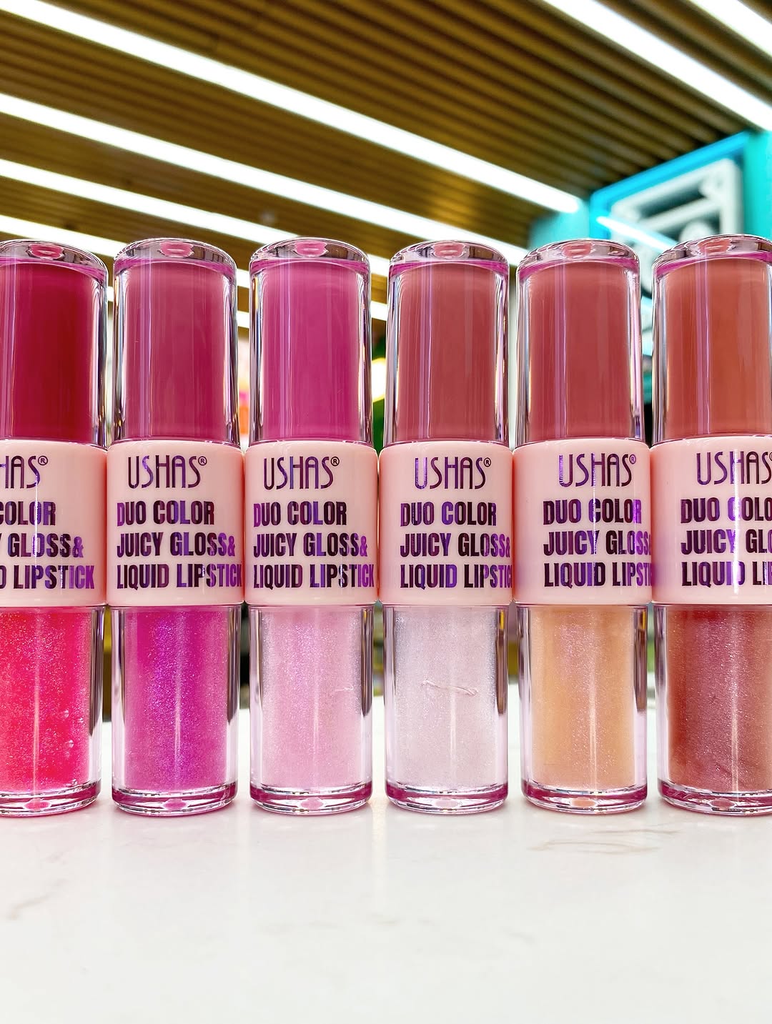 Ushaz Duo Color Juicy Gloss + Lipstick