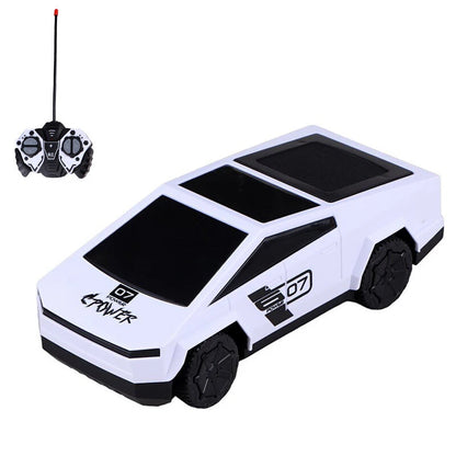 Futuristic RC Cybertruck Toy – Sleek Silver Finish