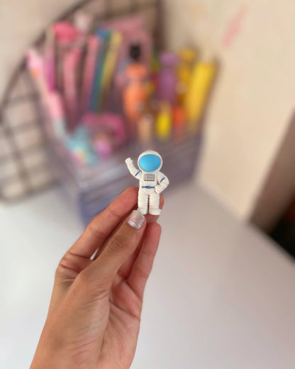 Spaceship 3D Space Man Pencil Erasers(Set Of 3)