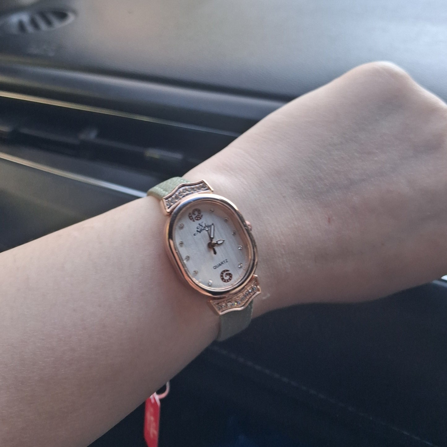 Girls Oval Dial Delicate Watch