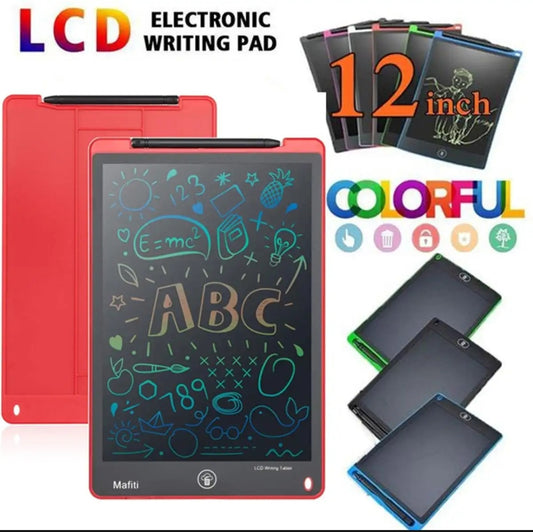 Multi Color 12 Inches LCD Writing Tablet