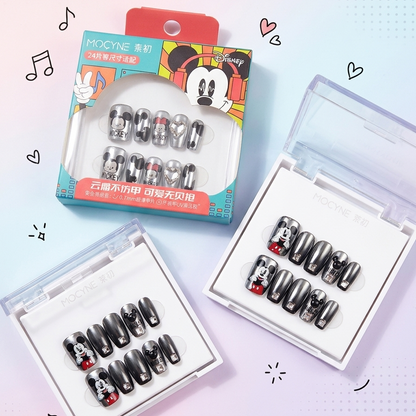 Mickey Mouse Kids Nails With Nail Stickers