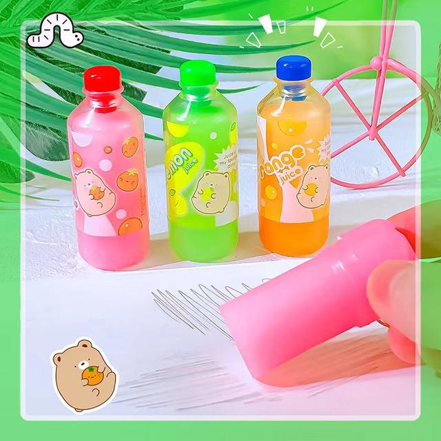 Juice Bottle Pencil Eraser