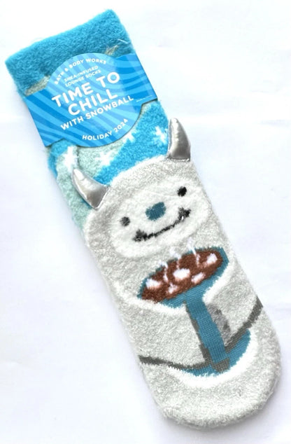 Bath & Body Works Non Slip Velvet Cozy Loung Socks For Kids