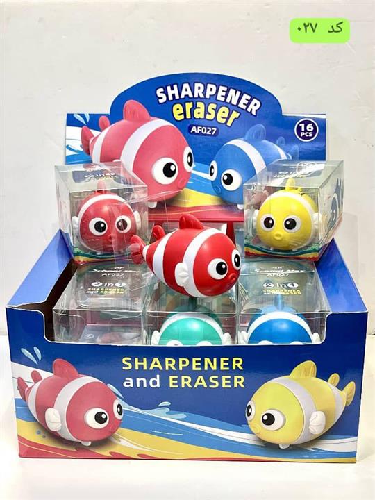 Yalong 2-in-1 Nemo Fish Sharpener & Eraser