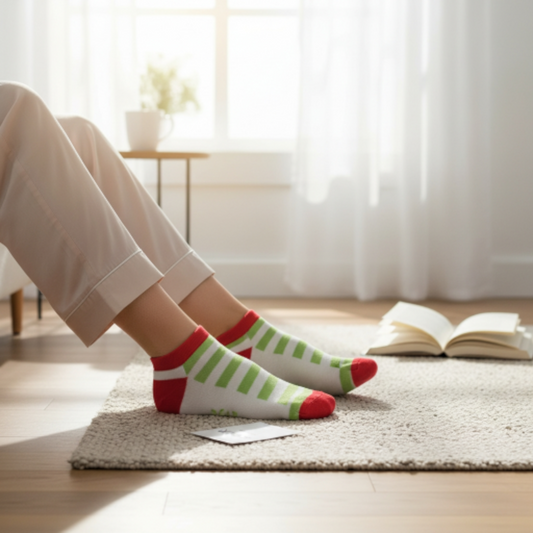 Eye-Catching Ankle Socks  – For Age 8 Years Till Adults