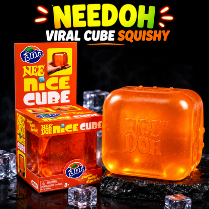 Viral NeeDoh Nice Ice Cube – Super Solid Squish