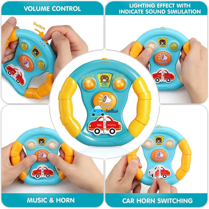 Interactive Musical Steering Wheel Toy