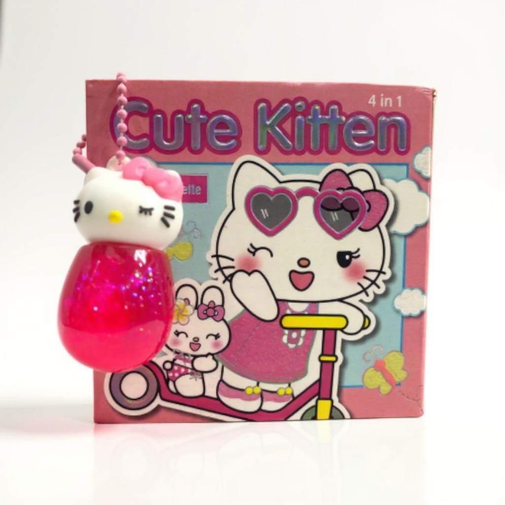 All-in-One Cute Cartoon Makeup Kit – Labubu, Lazy Bear & Hello Kitty