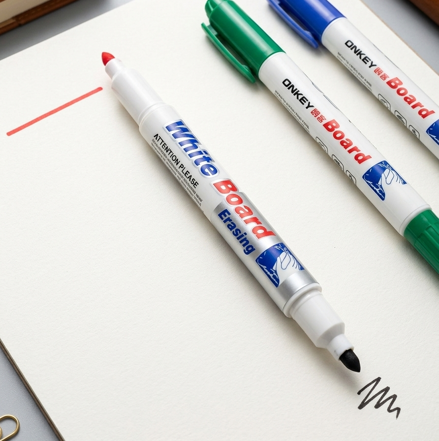 Set Of 3 Whiteboard Markers | Double Sided