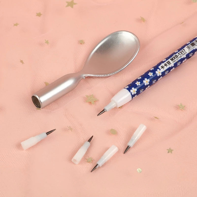 Cute Spoon & Fork Shape Mechanical Pencil (Set of 2)