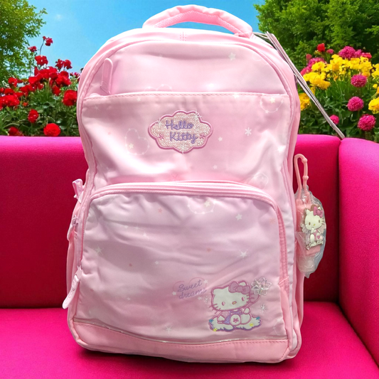 Original Hello Kitty School Bag With Hand sanitizer Bottle