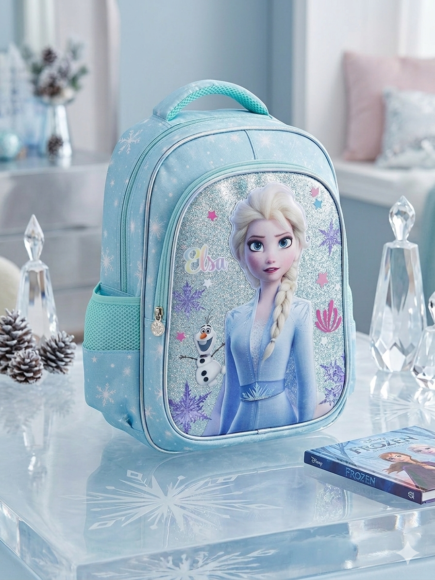 Frozen Elsa School Bag (16 Inches) – Elegant Edition Backpack