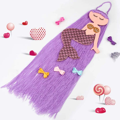 Unicorn & Mermaid Hair Accessory| Bow Organizer Hanger for Kids