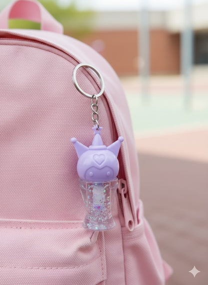 Kuromi Key Chain Magic Pink Lip Gloss