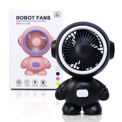 Robot Fan With LED Light