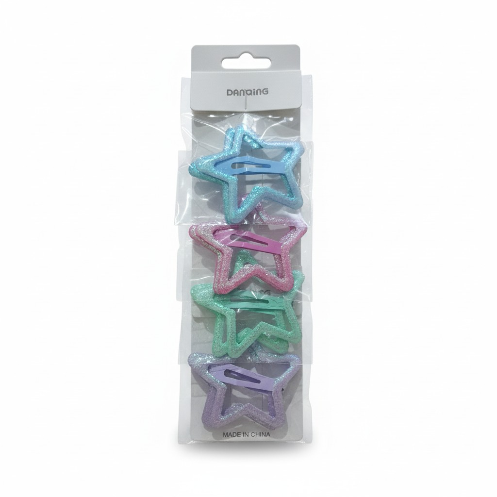 Big Size Star Clips Pair