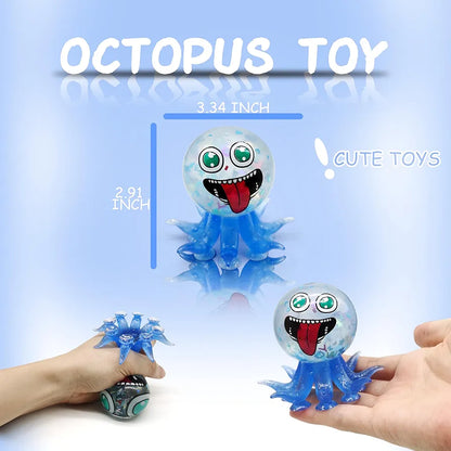 Octopus Squishy Toy With Suction