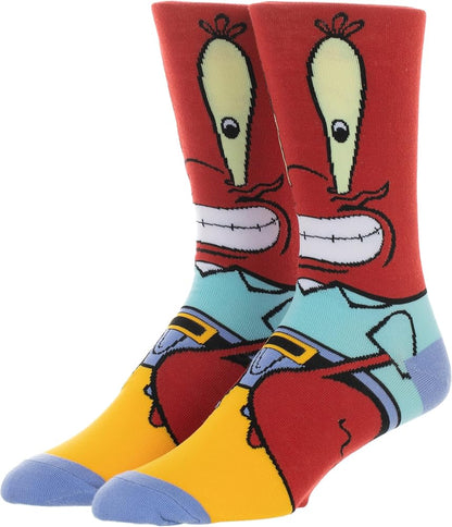 SpongeBob Smiley Crew Socks – Kids (Ages 6 to 14 Years)