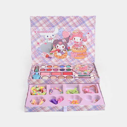 Sanrio Kuromi & My Melody Makeup Kit – Kids Cosmetic & Jewelry Gift Set