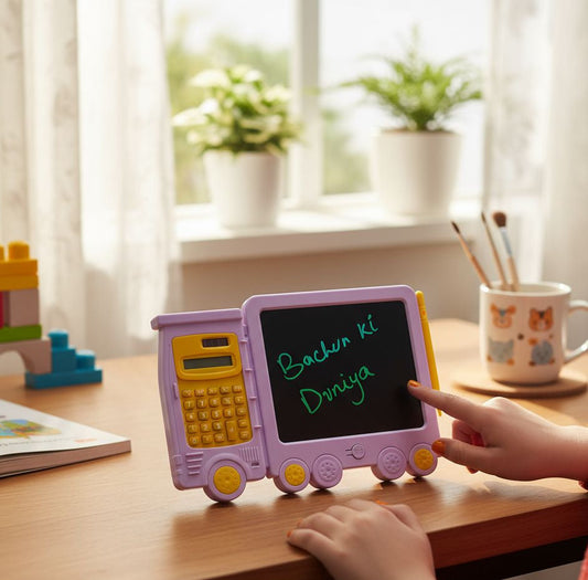 Bus LCD Writing Tablet With Calculator