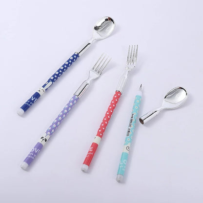 Cute Spoon & Fork Shape Mechanical Pencil (Set of 2)