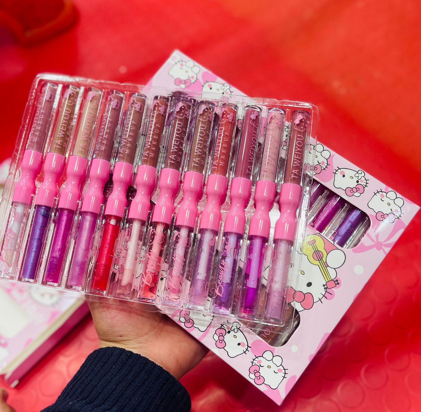24 Colors Hello Kitty Lipgloss Pack