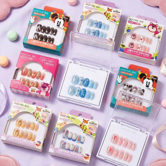 Disney-Themed Press-On Nails for Kids & Teens
