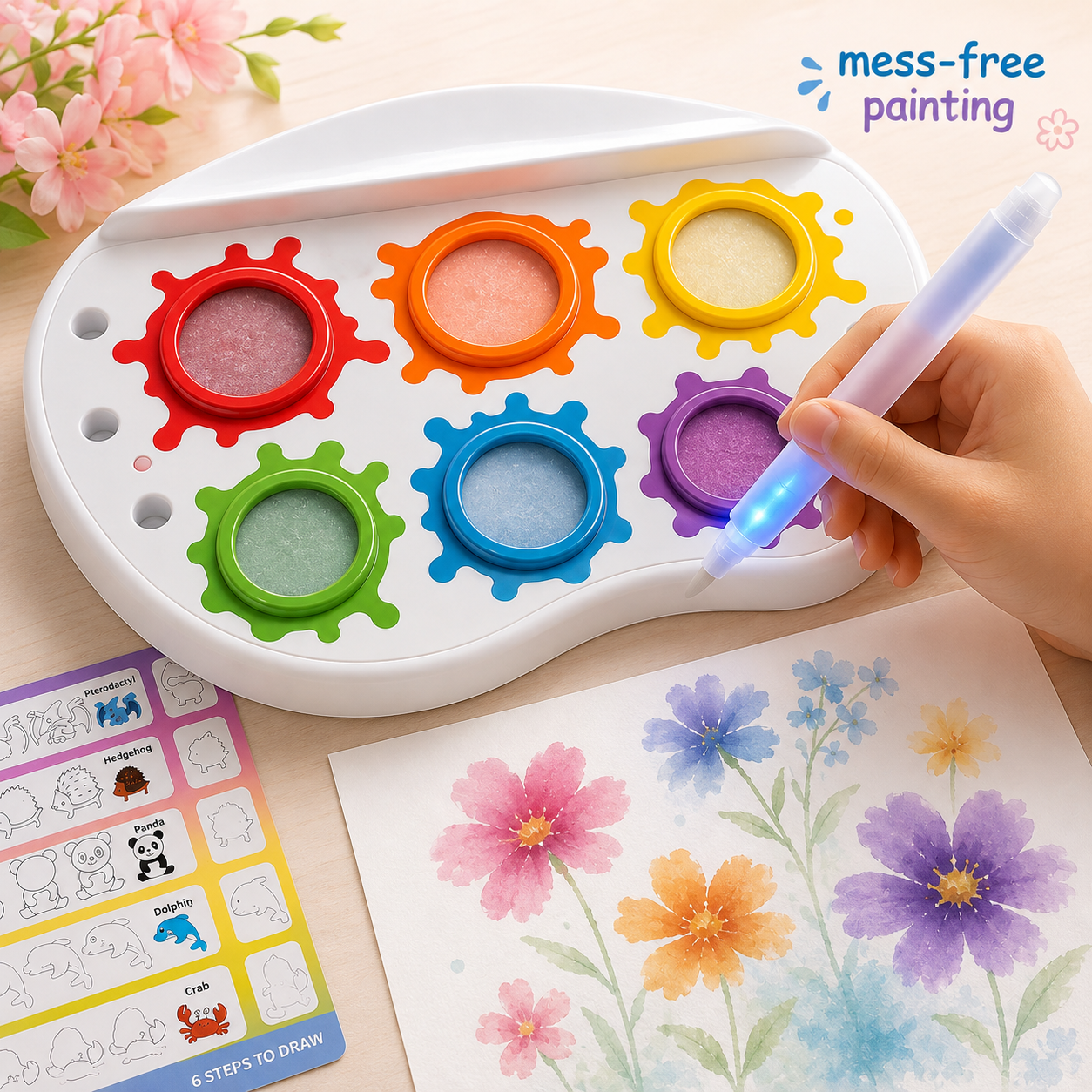 Magic Electric Paint Brush Drawing Pen | Mess Free Painting