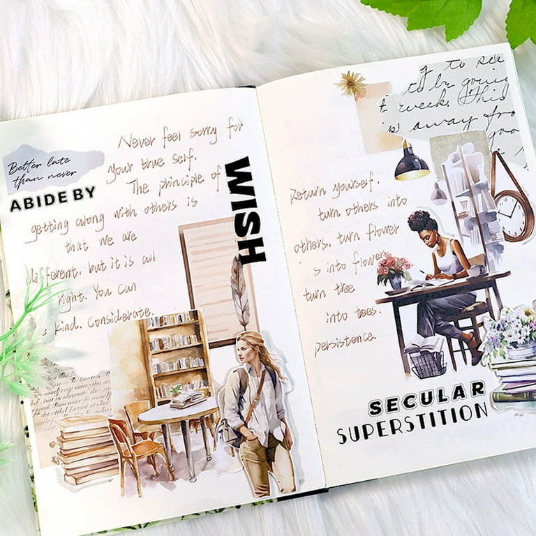 Journaling Stickers Book