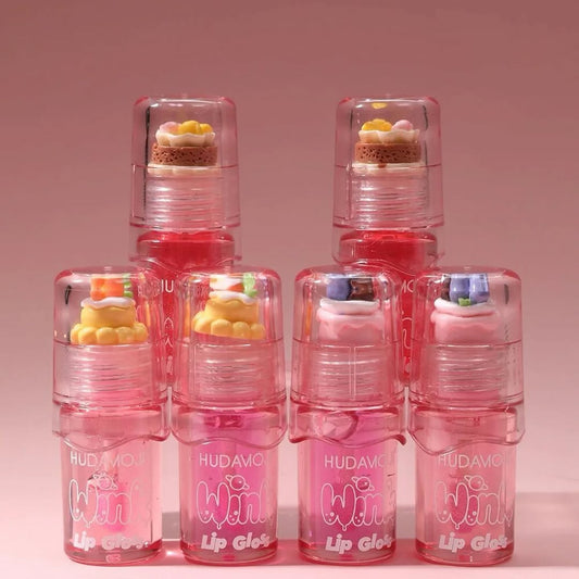 Hudamoji Wink Cupcake High-Shine & Moisturizing Lip Gloss