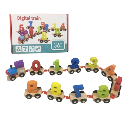 Digital Wooden Train