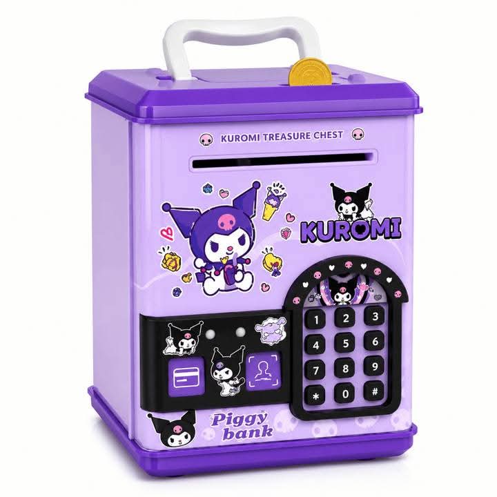 Kuromi Treasure Chest Electronic Piggy Bank for Kids