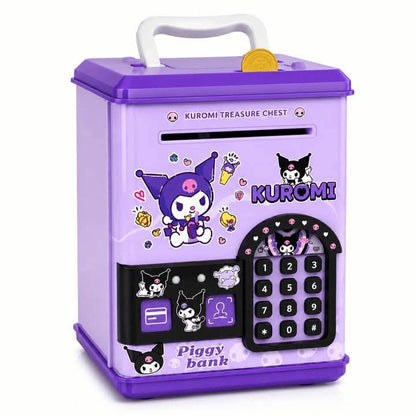 Kuromi Treasure Chest Electronic Piggy Bank for Kids