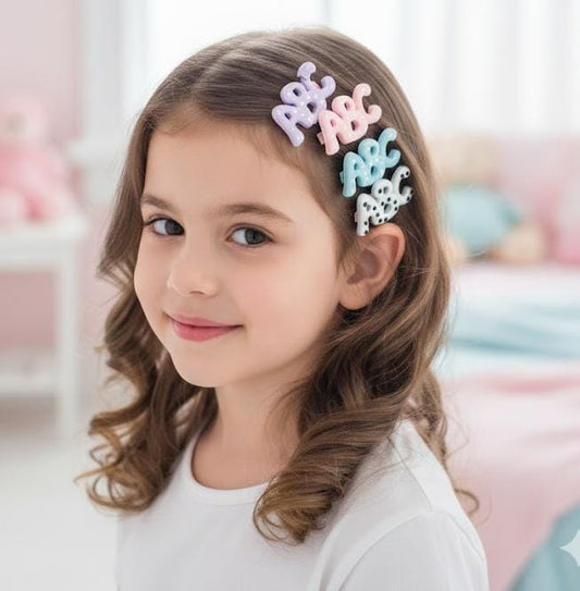 ABC Hair Clips Set
