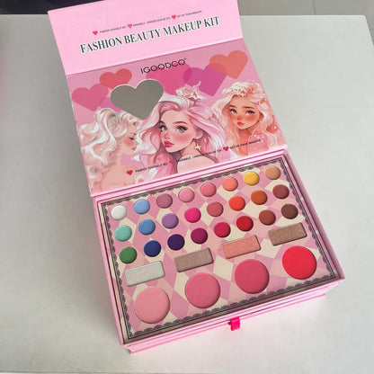 IGOODCO Fashion Beauty 3 Drawer Makeup Kit for Kids – 3-Tier Vanity Box