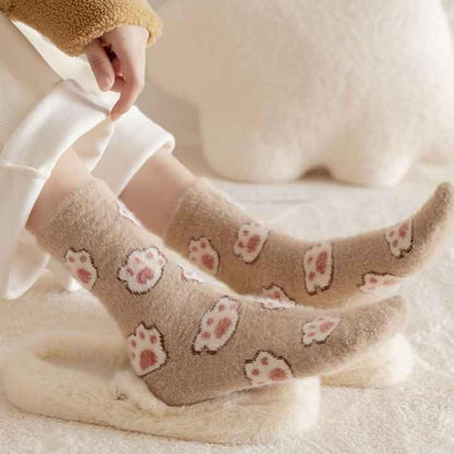 🐾 Paw-Hug Cozy Fur Velvet Sock🐾 | 6 to 20 Years
