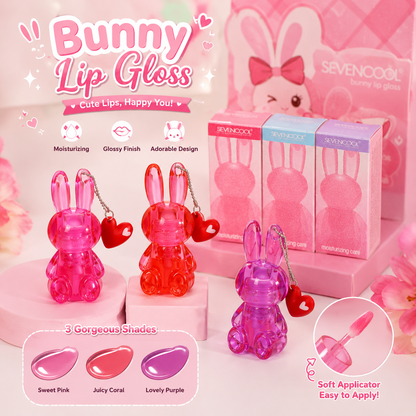 Korean Lips Bunny Lip Gloss Keychain