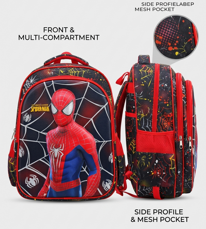 Spiderman 3D School Bag for Boys