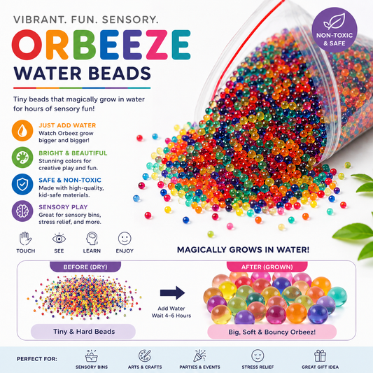 Orbeez Water Beads – Colorful Sensory Fun for Kids