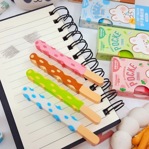Pocke Cookie Pencil Erasers