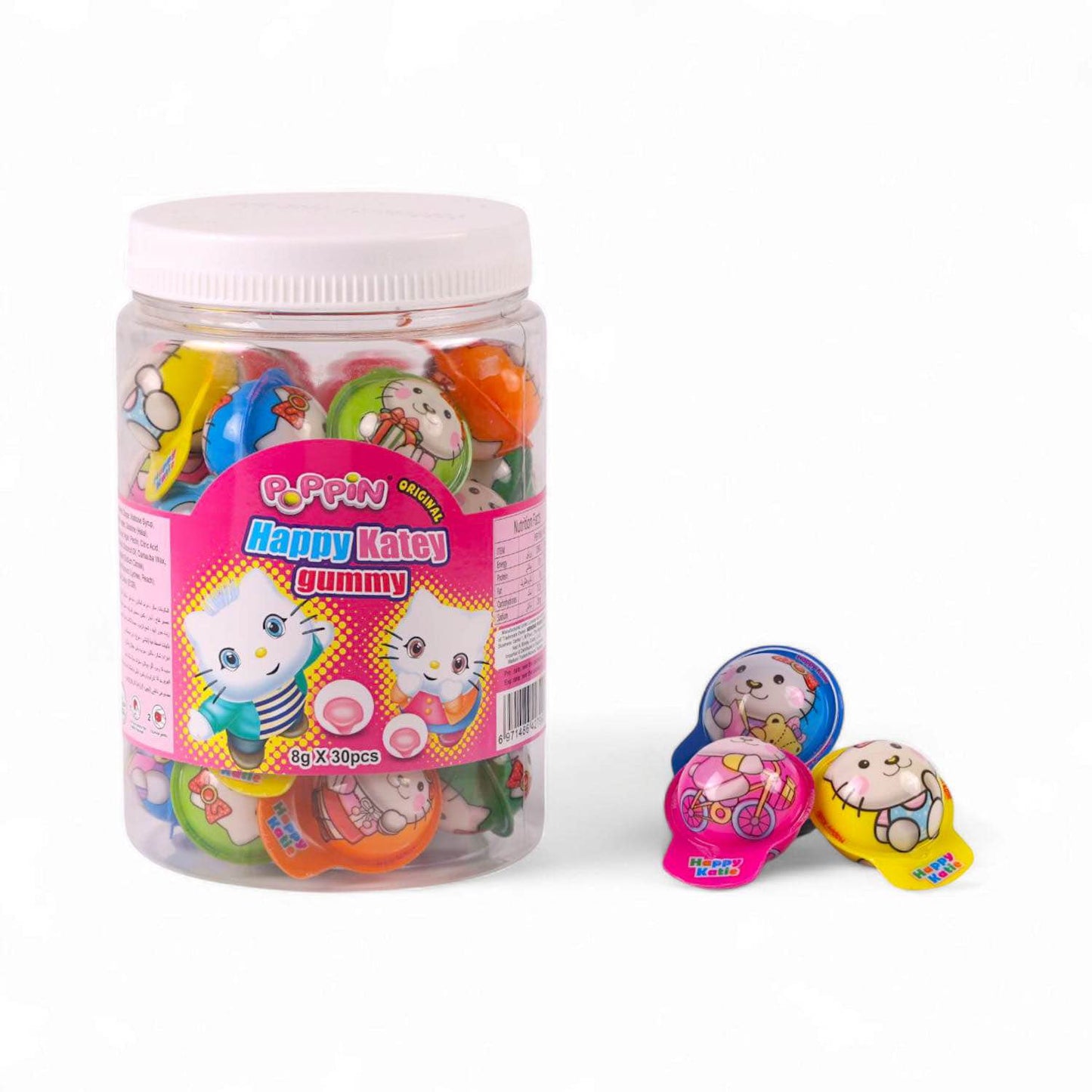 4 Pieces Fruity Centre Filled Jam Gummy Jellies