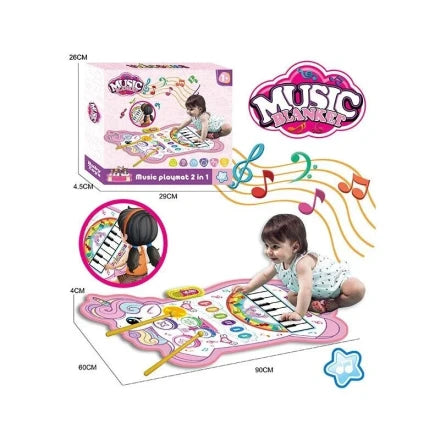 2-in-1 Unicorn Music Mat