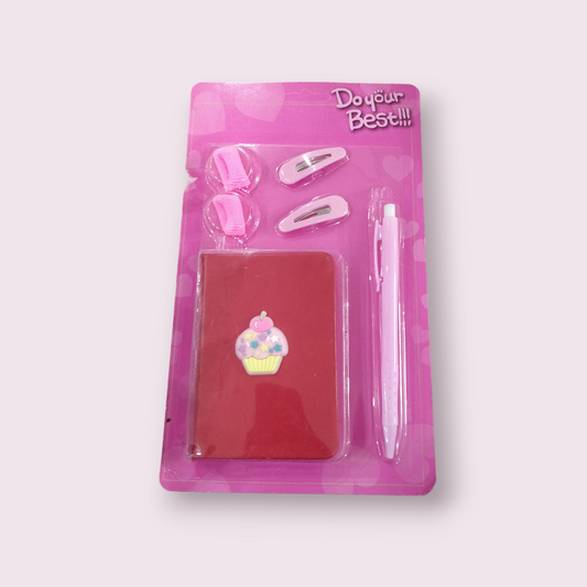 Mini Notebook Gift Set With Pen And Accessories
