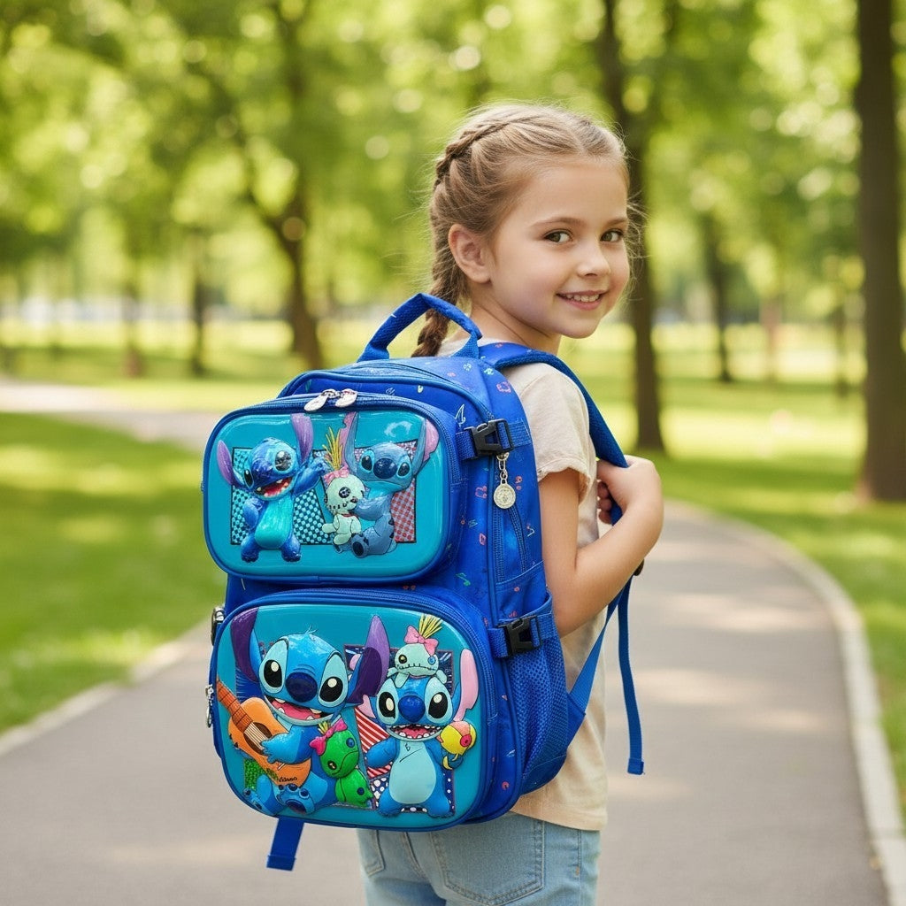 Magic Detachable Pouches 3-Piece School Bag – Premium Quality