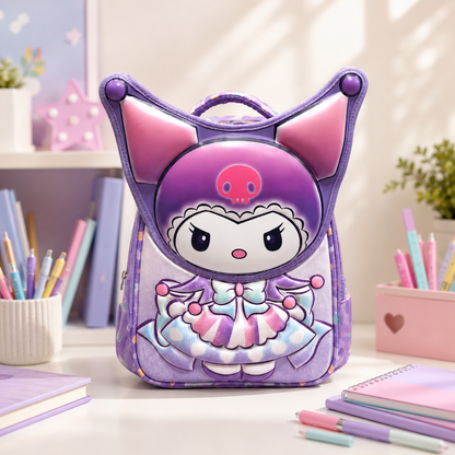 Premium Quality 3D Kuromi Montessori School Bag