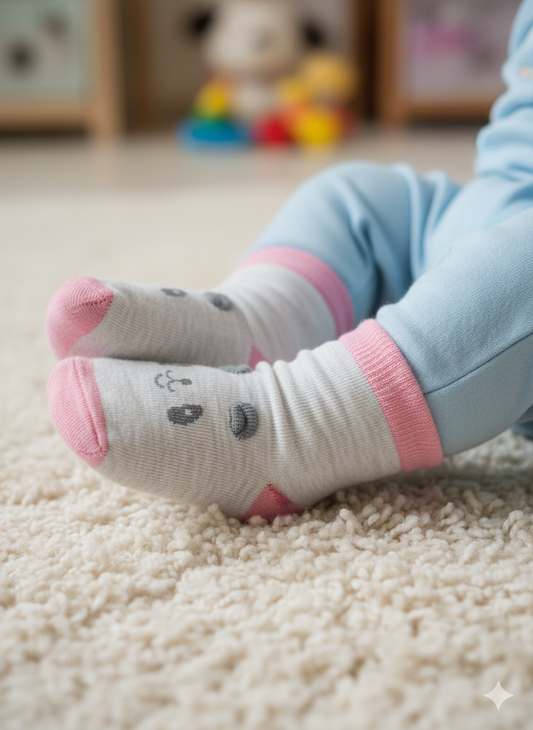 Panda Paws Cozy Baby Socks( 1 to 3 Years)