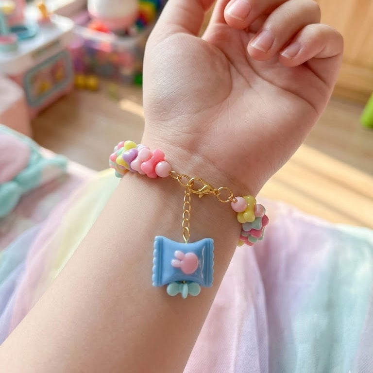 Candy Bracelets With Charm Hanging